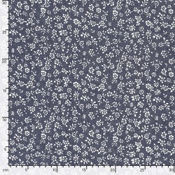 Leichter Jeansstoff Freesie Blumen | Wolf Stoffe