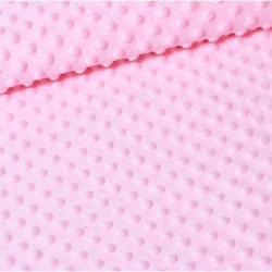 Tissu Minky Rose Clair 4€19 Polaire Peluche | Tissus Loup