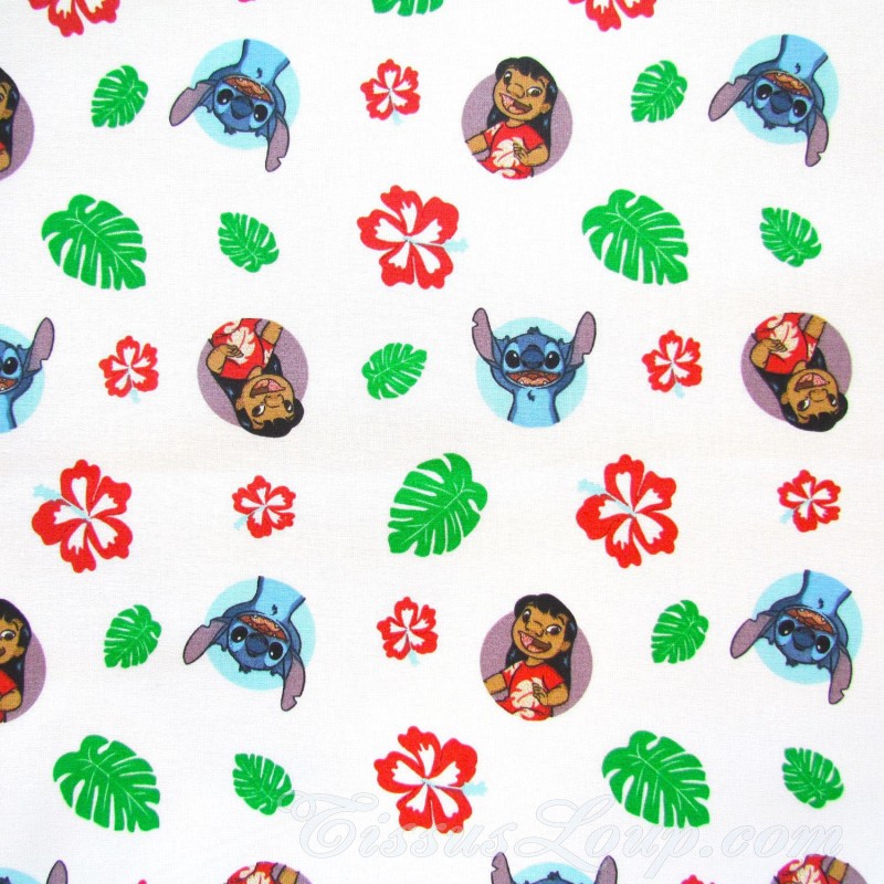 Tessuto di Cotone Lilo e Stitch | Tessuti Lupo