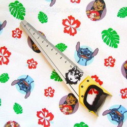 Tissu Coton Lilo et Stitch | Tissus Loup
