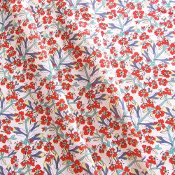 Tissu Coton liberty Fleurs de Champ Bohème | Tissus Loup