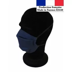 Navy blue reusable pleated...