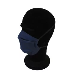 Masque protection Bleu Marine à plis réutilisable AFNOR Nikita Loup