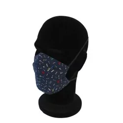 Masque protection Jeu d'Échecs à plis réutilisable AFNOR | Tissus Loup