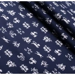 Tessuto Segni Zodiacali - Zodiaco | Tissus Loup