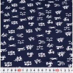 Tessuto Segni Zodiacali - Zodiaco | Tissus Loup