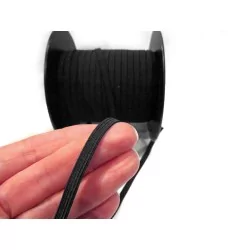 Elastico da Cucire Nero 6mm | Tissus Loup