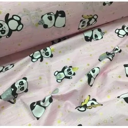 Tessuto di Cotone Panda | Tissus Loup