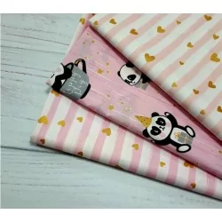 Tessuto di Cotone Panda | Tissus Loup