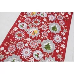 Caminho de Mesa Papai Noel-Árvore | Tissus Loup