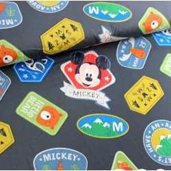 Mickey-sticker katoenen stof Nikita Loup