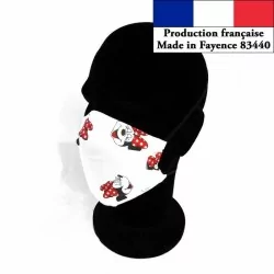 Maskerbescherming aan PLIS MINNIE MOUSE | Wolf Stoffen