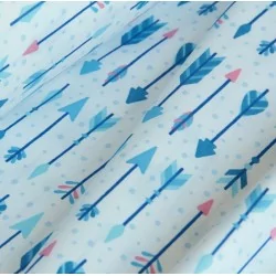 Tessuto Frecce Blu | Tissus Loup