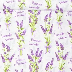 Cotton Fabric Lavender Season in Provence