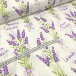 Cotton Lavender fabric Nikita Loup