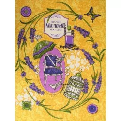 Tea Towel Magic Provence Honeycomb Fabric Nikita Loup