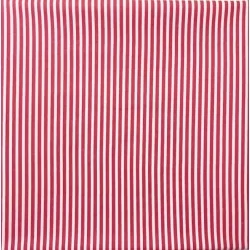 Red and White Stripes Fabric Nikita Loup
