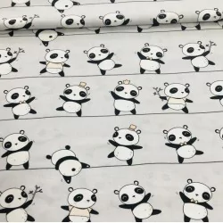 Funambuline de tela de algodón panda Nikita Loup