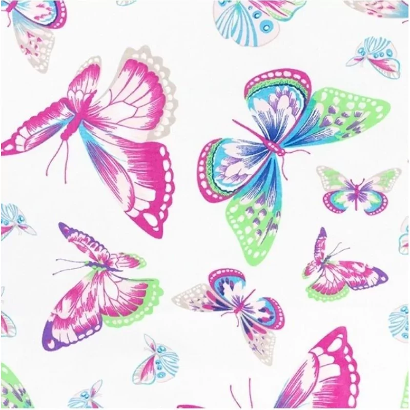 Butterflies Fabric Cotton Nikita Loup