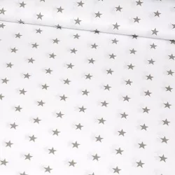 Grey Star Cloth Cotton White Background Nikita Loup
