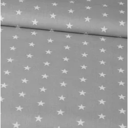 White Star Cloth Grey Cotton Background Nikita Loup