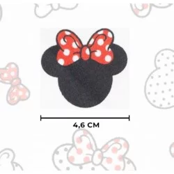 Fabric Cotton Minnie-Mickey-Mouse Small Head Knotted Red Nikita Loup