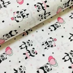 Tela Pandas de amor