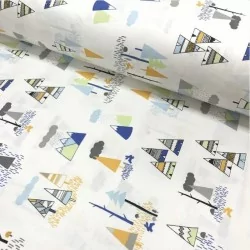 Tessuto Tipi indiano wigwam