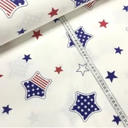 Tessuto di Cotone Stella Americana | Tissus Loup