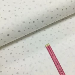 Silver Star Fabric Cotton | Wolf Fabrics