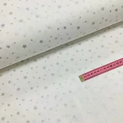 Silver Star Fabric Cotton | Wolf Fabrics