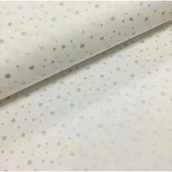 Silver Star Fabric Cotton | Wolf Fabrics