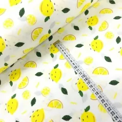 Lemon Wedges Fabric Cotton Nikita Loup