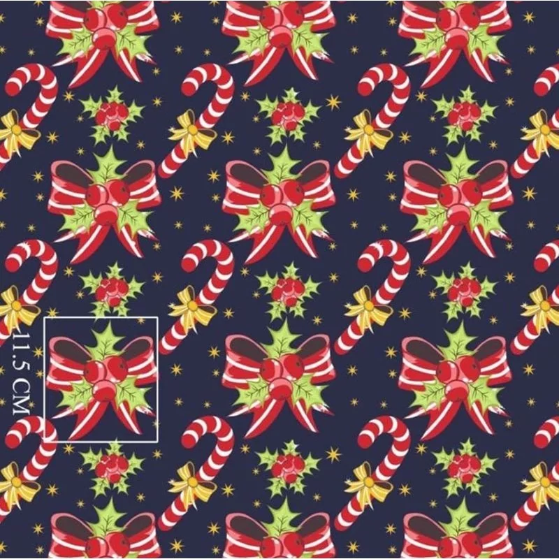 Tessuto di Cotone Canna da Zucchero - Candy | Tissus Loup