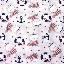 Fabric Marine teddy bear