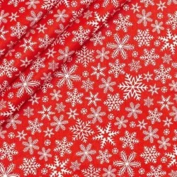 Tela de copo de nieve - Navidad Nikita Loup
