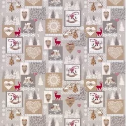 Weihnachtsfeier Tischdeck Winte | Wolf Stoffe