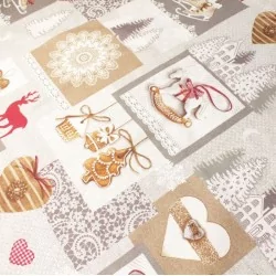 Weihnachtsfeier Tischdeck Winte | Wolf Stoffe
