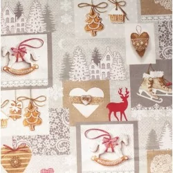 Weihnachtsfeier Tischdeck Winte | Wolf Stoffe