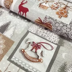 Festive Tablecloth Christmas  |Winter | Wolf Fabrics