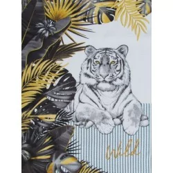 Torchon de Cuisine Tigre - Wild  | Tissus Loup