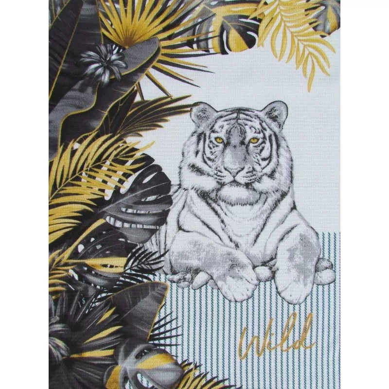 Cannovaccio da Cucina Tigre - Wild | Tissus Loup