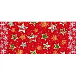 Tovaglia di Festa Stella di Natale | Tissus Loup