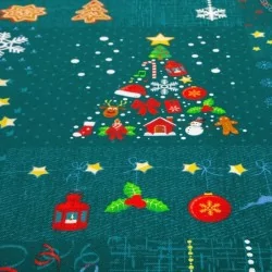 Toalha de Festa Natal e Pinheiro | Tissus Loup