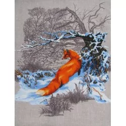 Küchentuch Fuchs im Schnee Nikita Loup