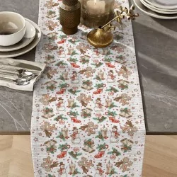 Table Runner Snowman and the Bell Nikita Loup