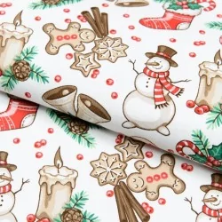 Table Runner Snowman and the Bell Nikita Loup