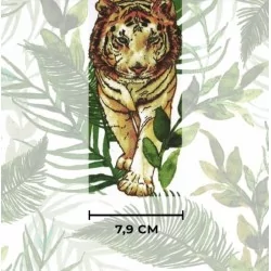 Tiger in the Jungle Fabric Cotton Nikita Loup