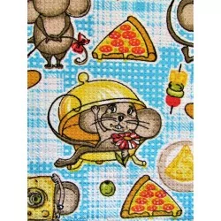 Tea Towel The Mice Feast Honeycomb Fabric Nikita Loup