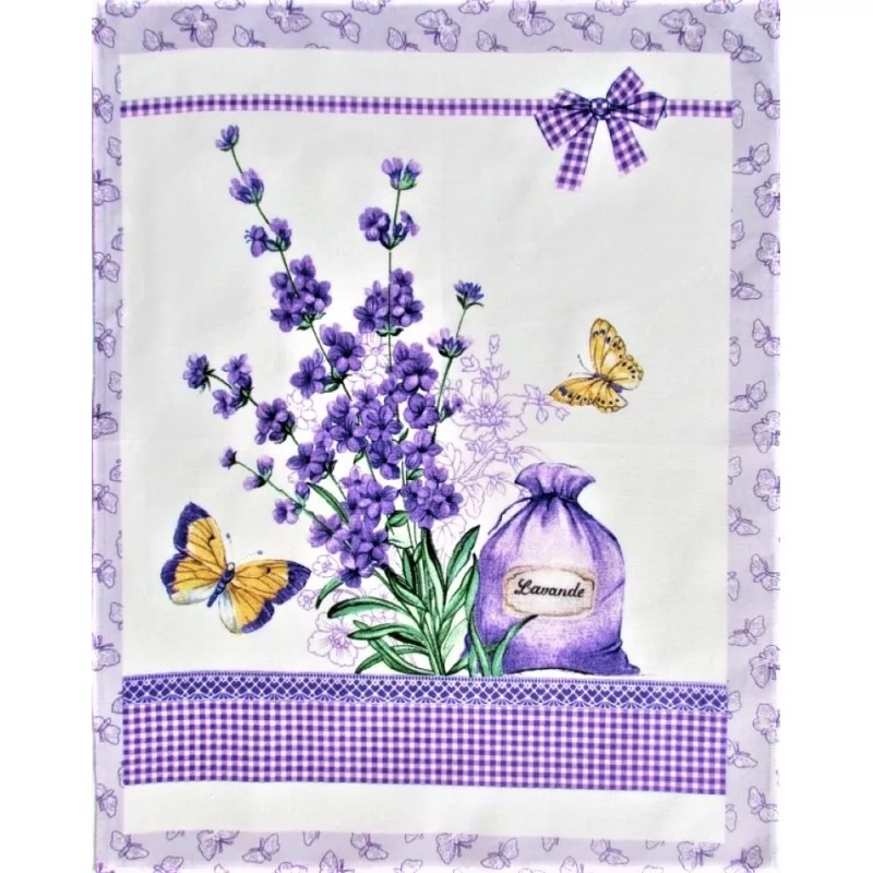 Set of 3 Tea Towels Lavender Nikita Loup
